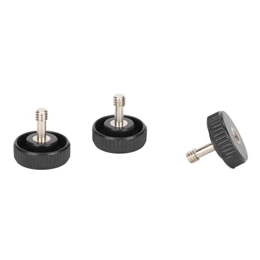 3 шт. 1 4 дюйма Адаптер винта с гнездом типа «папа-мама» Ручка-барашек Быстросъемный для кронштейна вспышки камеры
