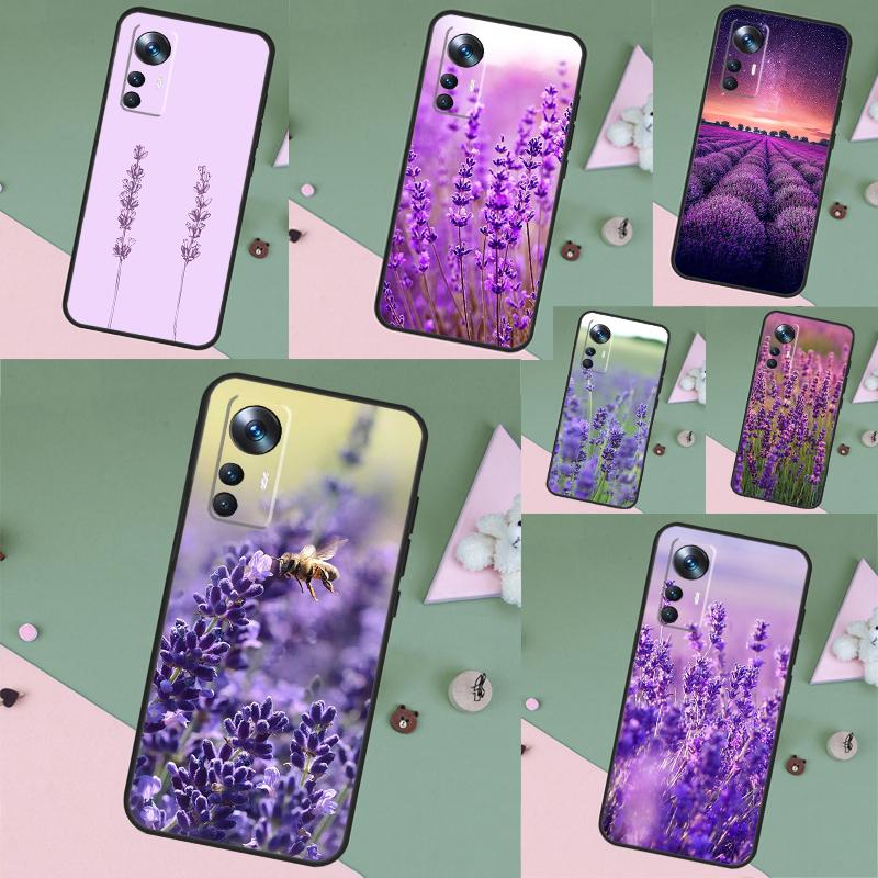 Lavender Purple Flowers Funda For Xiaomi 17 Pro Max 13T 14T 15T 14 15 Ultra POCO X7 X5 X6 F5 F6 F7 Pro F8 Ultra Case