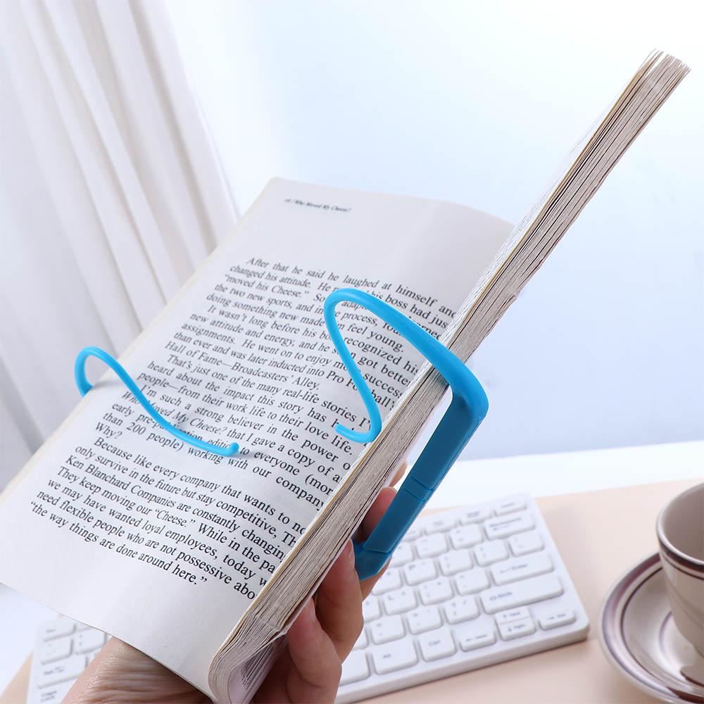 Hand Free Organizer Clamp Adjustable Book Holder Book Reading Support Clip Reading Bracket Bookends