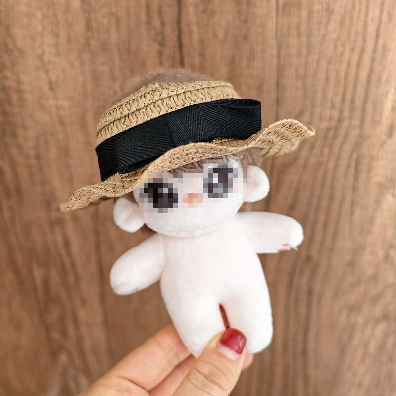 [Cloth Only] 10CM Cotton Doll Super Cute Cartoon Clothes Work Pants Hat and Accessories Fashion Series for Age 14+