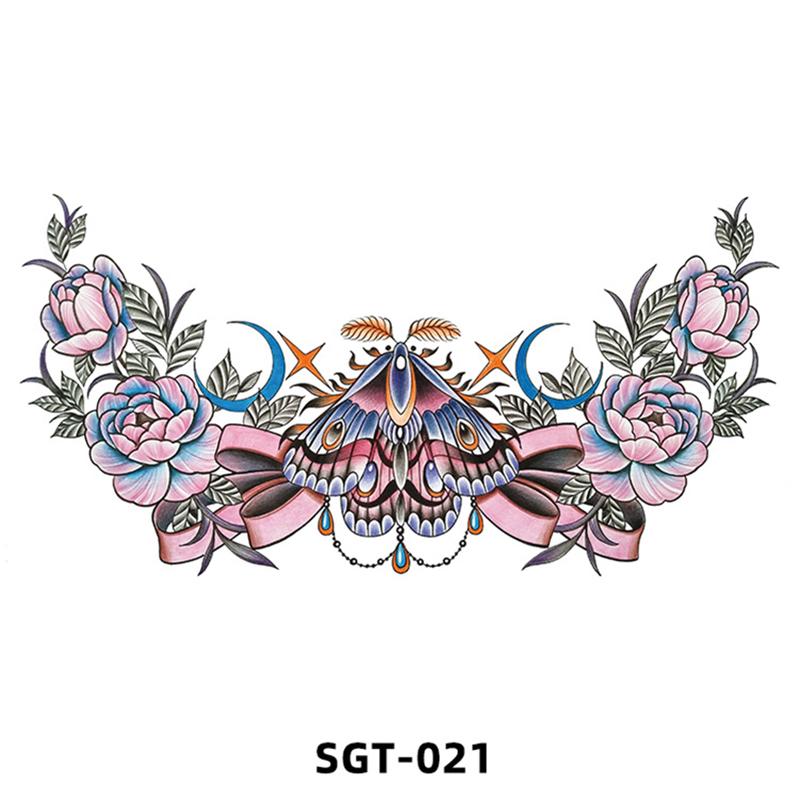 Временные татуировки наклейки водонепроницаемые тела плечо грудь рука искусство поддельные татуировки