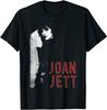Винтажная футболка Joan Jett Подарок для фанатов Плотный хлопок Черная Все размеры Унисекс Рубашка BT013 Унисекс Футболка