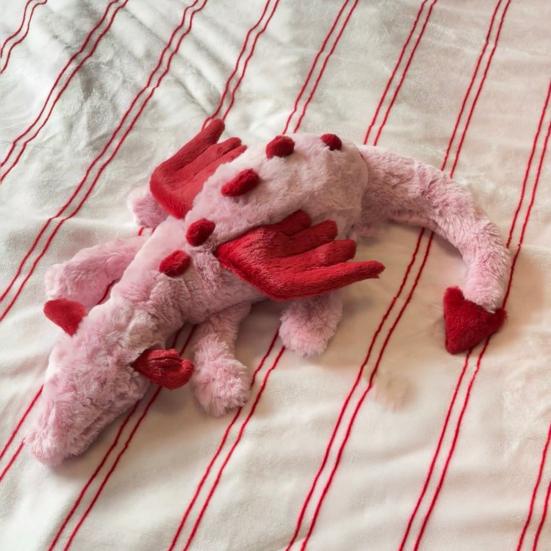 Плюшевая кукла Дракон Реалистичная мягкая игрушка 50 см Милая подушка в виде летающего дракона Мягкий подарок для обнимания