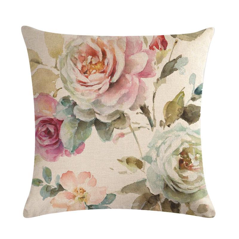 45x45 см птицы и цветы диван декоративная наволочка наволочка белье 45*45 декоративная подушка домашний декор наволочка