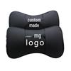 Genuine Leather MG Car Neck & Backrest Pillow - Cowhide Protection with Custom Logo Option