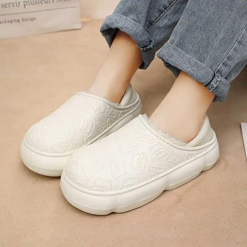 Playform Thick Heel Slippers To Be At Home Summer Woman Sandal Women's Shoes Luxury Sneakers Sports Trends High End Shoose