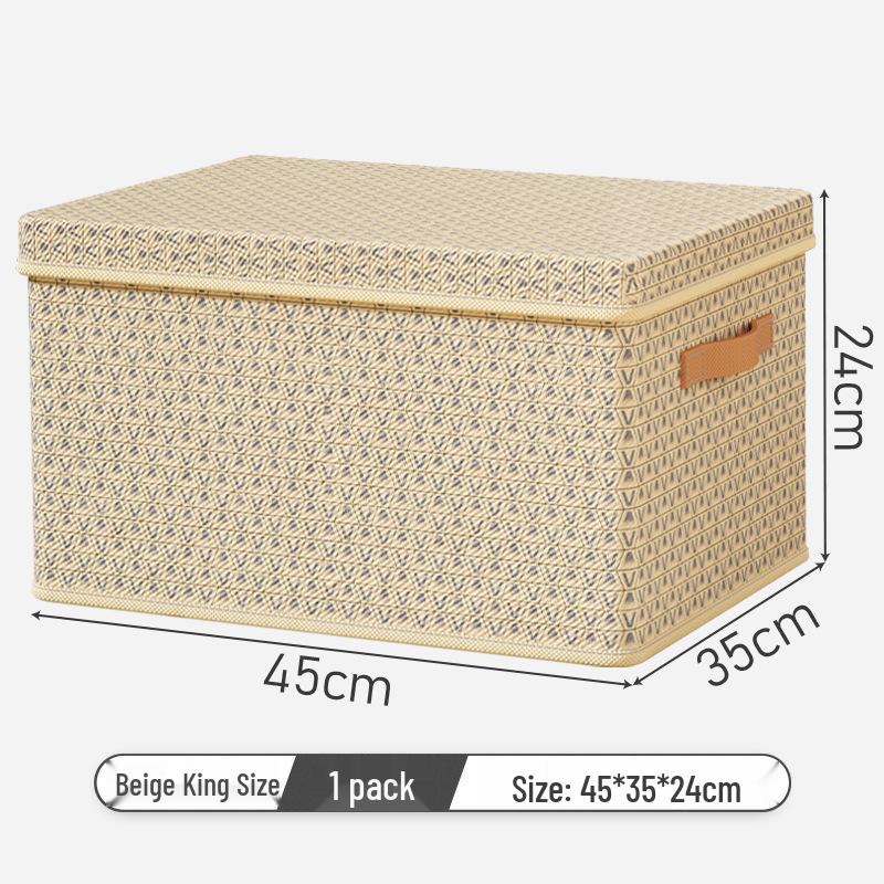 Fabric Clothes Storage Box: Organizer for Wardrobe, Dormitory, Quilts, and Sundries