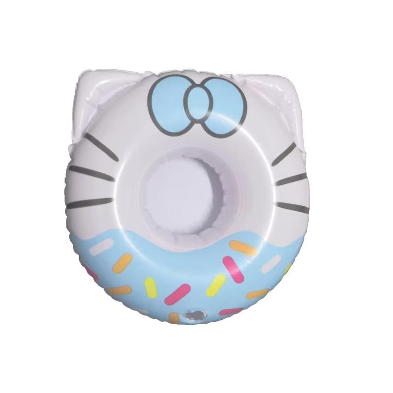 Pool Toys 1PCS Water Drink Tray Water Splash Rainbow Cloud Coconut Tree Sun Umbrella Beach Outdoor Inflatable Toys Coaster