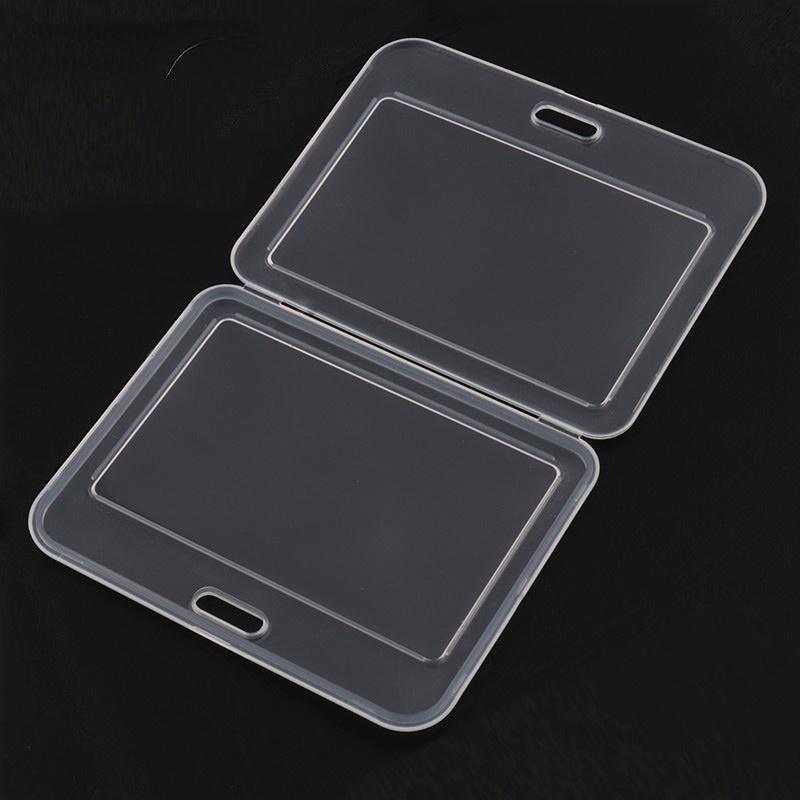 3 шт., прозрачная крышка для карт, для женщин и мужчин, студенческая автобусная карта, выдвижной держатель для бейджа, бизнес-кредитные карты, банковская ID-карта-50