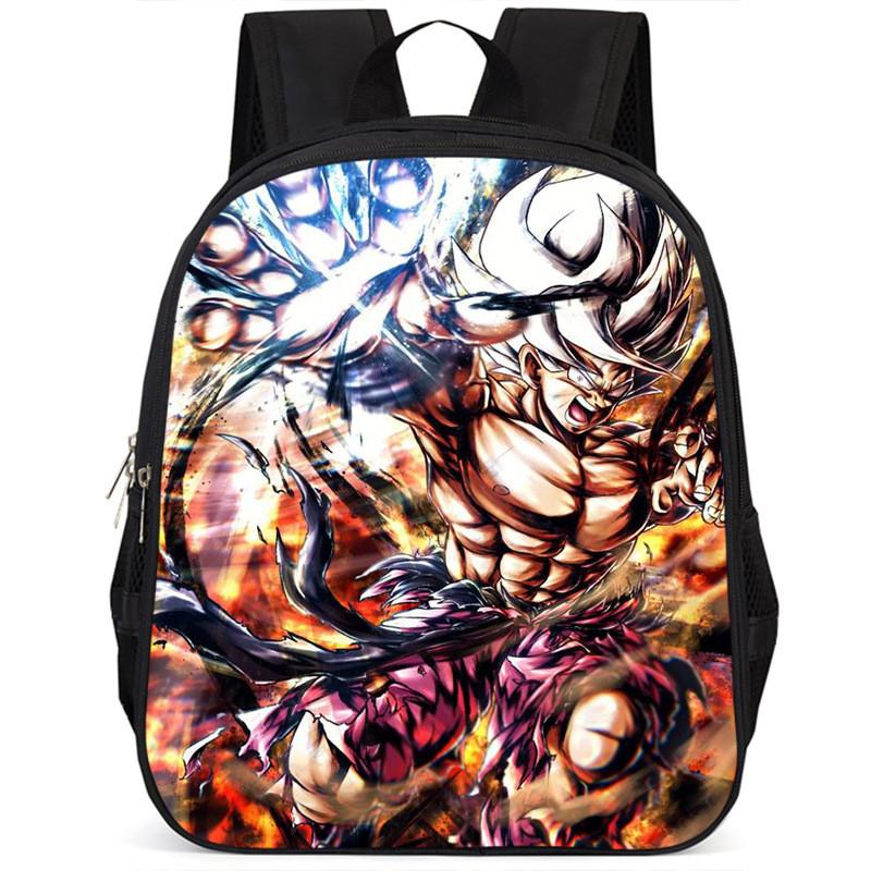 Рюкзак Dragon Ball Z Большой вместимости Goku Beerus 15-дюймовый Школьный рюкзак для детей
