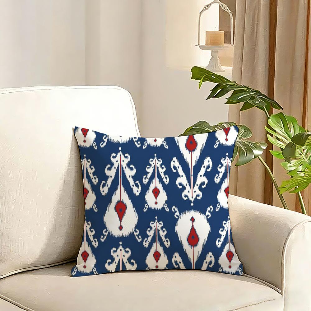 Russian shading Cushion Cover Reversible Plush Pillow Cover Soft Fluffy Home Decor for Sofa Bedroom
