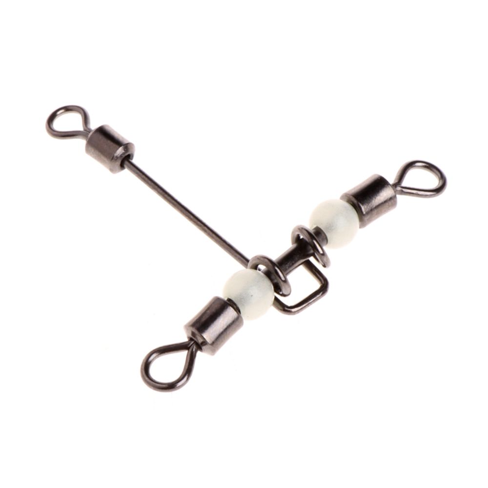 Разветвитель Wivels Подшипник 3-х ходовой соединитель Т-образные рыболовные вертлюги вращающийся вертлюг с перламутровым светом