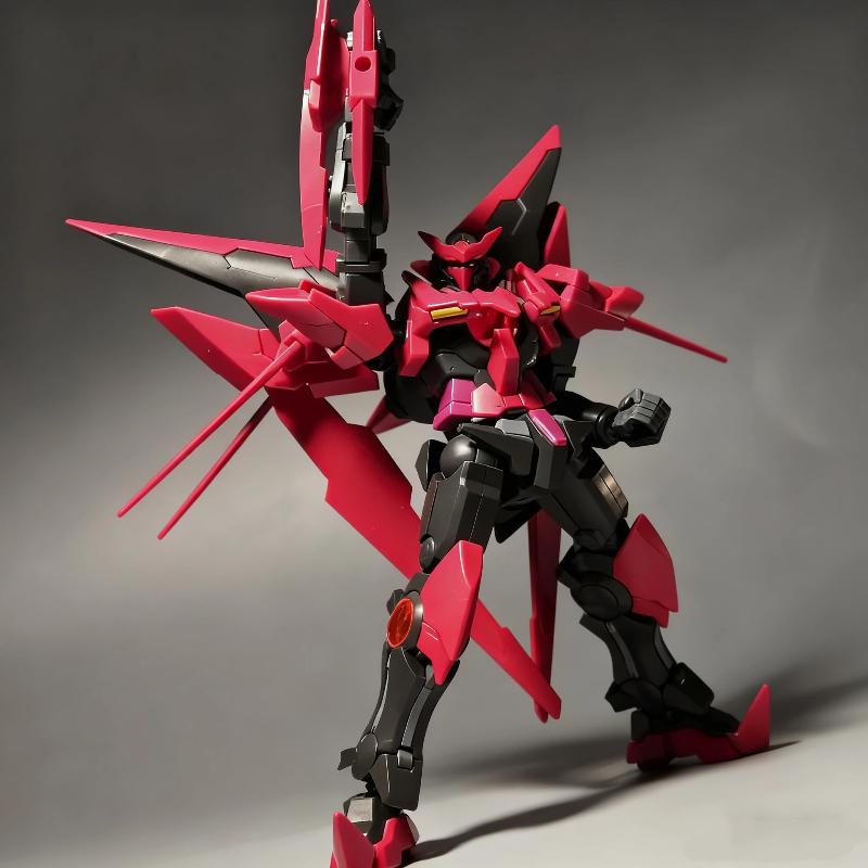 HG 1/144 BF Exia Dark Matter Сборная модель Фигурки Действия Кукла Пластиковые Игрушки Фигурка Меха Коллекционные Украшения Подарок-сюрприз