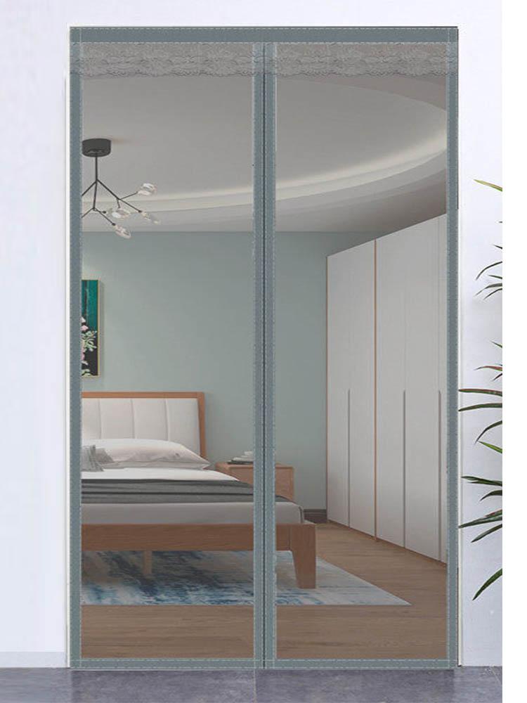 Новые вышитые магнитные экраны для дверей, занавески от комаров, насекомых, мух, не пробивают шторы, экраны для дверей в гостиную, сетка для дома