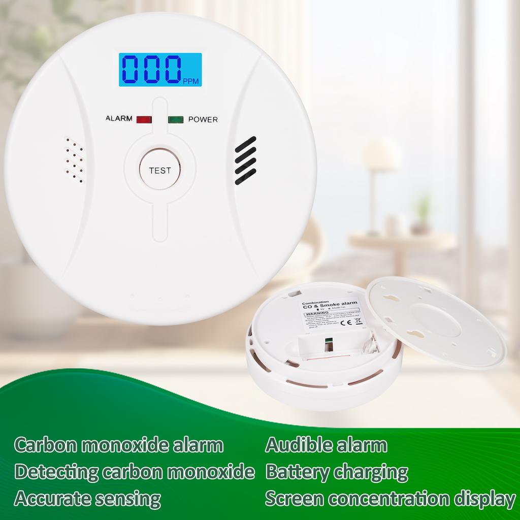 2 в 1 датчик CO, детекторы угарного газа, комбинированный датчик CO, пожарная сигнализация