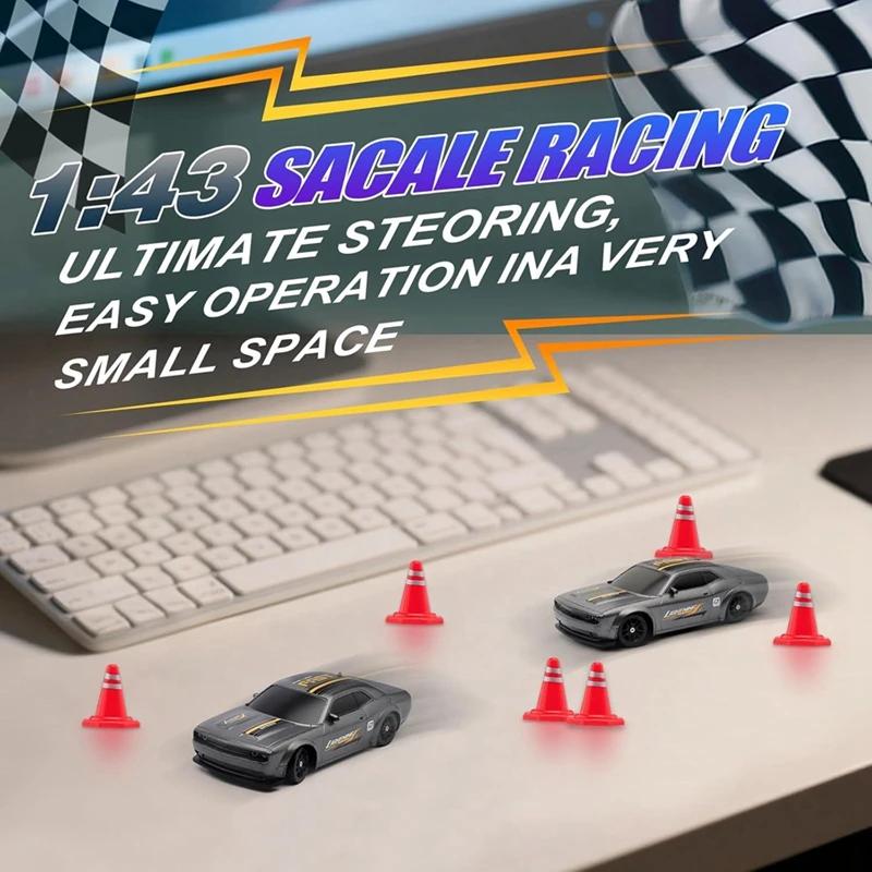 4WD Гоночный 1:43 или 1:64 Электрическая дрифт-машинка на радиоуправлении Полностью пропорциональное дистанционное управление Игрушки RC дрифт-машинки Подарки для детей и взрослых
