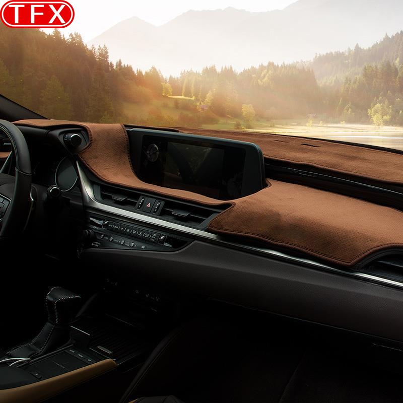 Фланелевая накладка на приборную панель автомобиля для Lexus Es es300 es330 es350 es300h xz10 противоскользящий коврик солнцезащитный козырек аксессуары для приборной панели