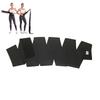 Women's Tummy Control Workout Sweat Band Waist Trainer Girdle Sports Black Spandex QIYU Customizable Logo