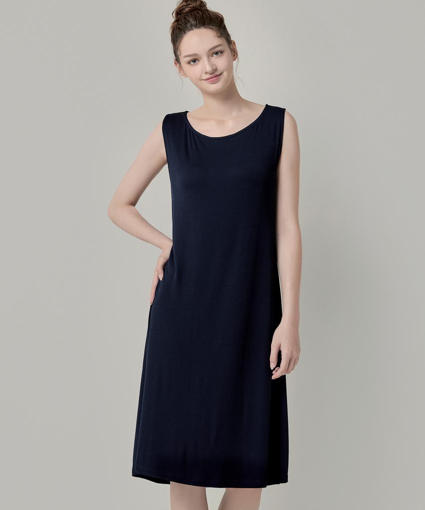 BYC Silky Boat Neck Dress