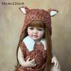 BZDOLL Реалистичный Реборн 55 см 22 дюйма Девочка Новорожденная Кукла с Полным Мягким Виниловым Телом Принцесса Малышка Бебе Подарок на День Рождения