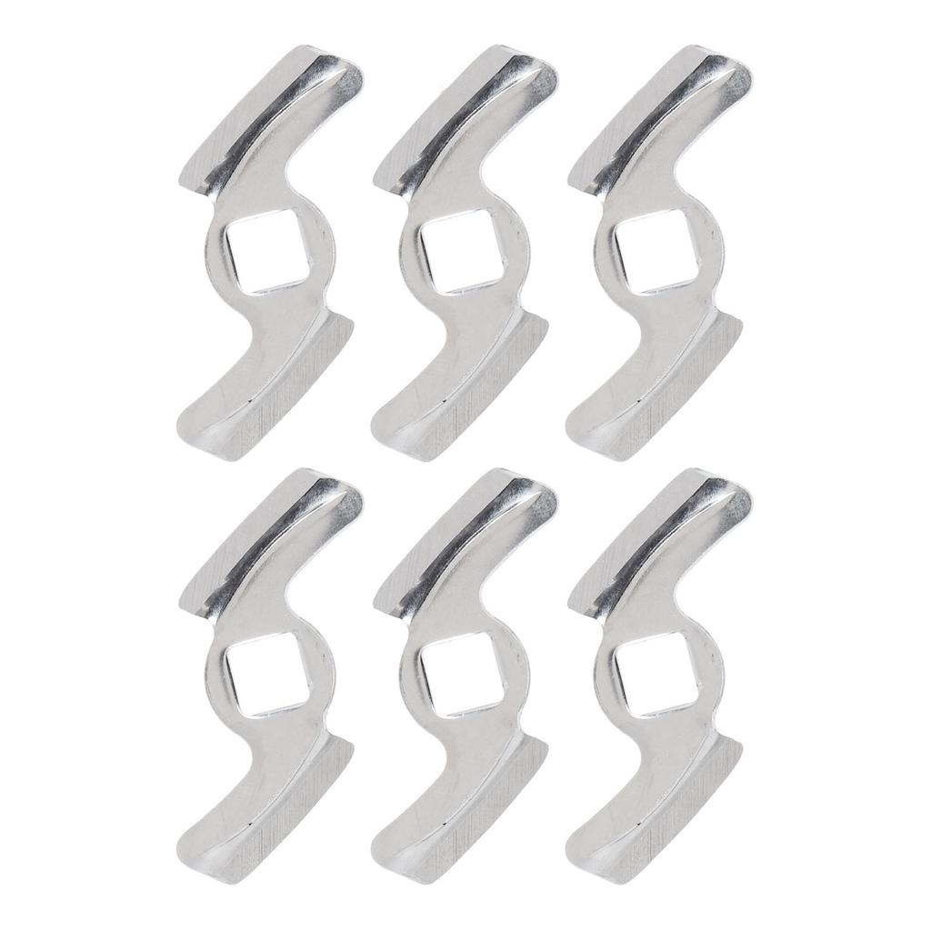 6PCS Meat Grinder Blade Stainless Steel Food Grinding Cutter Metal Food Grinder Attachment for
