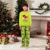 Parent-child Christmas Print Home Suit Long-sleeved Top And Pants