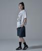 WAARFORWOMAN Wt-72 Skull Oversized Short Sleeve T-Shirt_White
