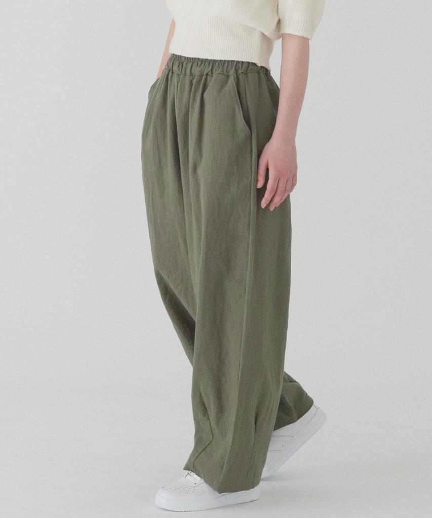 PIANER [2 Pack] Comfortable Linen Balloon Pants (3 Colors)