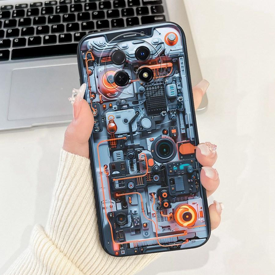 Для Huawei nova 14i 2025 Чехол Кролик Узор Чехол для Телефона Силиконовый Мягкая Задняя Крышка Для Huawei Nova14i 14 i STG-LX2 Чехол Capa