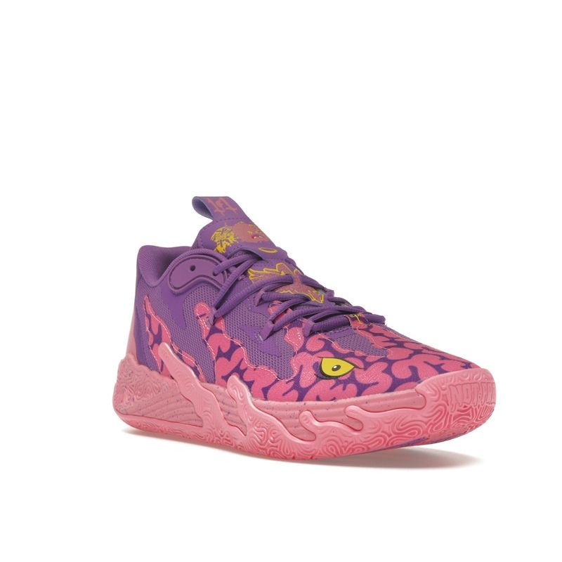 Подростки Мутанты Ниндзя Черепашки x Puma MB.03 Lo Krang Мужские Кроссовки Фиолетовый Ультра-Фиолетовый Ярко-Розовый 311327-01