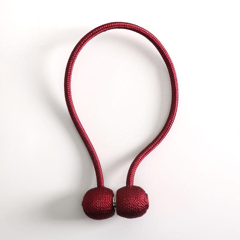 Магнитные крючки для штор, 1 шт., шарики для бусин, держатели для галстуков, зажимы-петли, аксессуары для веревок для галстуков, держатели для крючков, украшения для дома