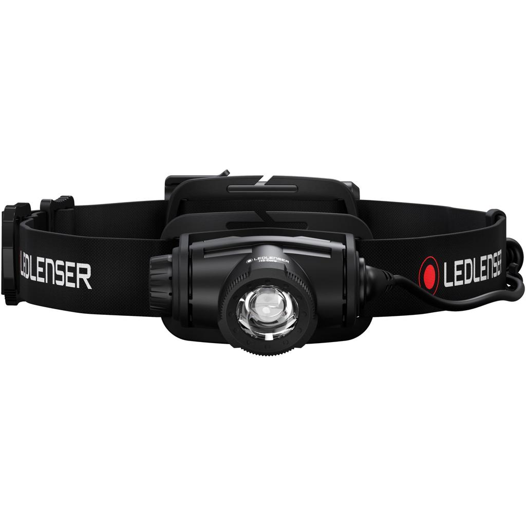 Ledlenser H5 Core LED 2 AA Battery Charging Black Japanese Headlight, Cases, (Product Code 502193) [Official Product]