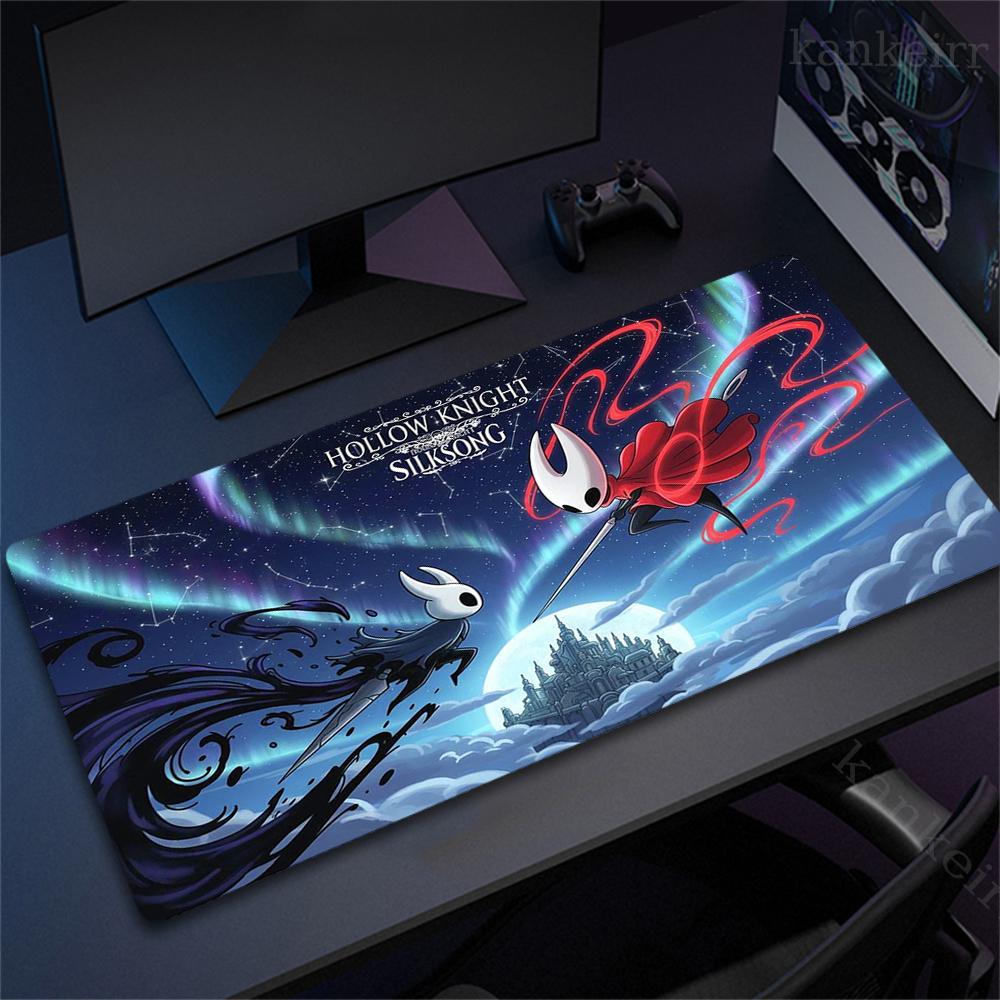 HD Печать Крутой Hollow Knight Silksong Коврик для Мыши Настольные Коврики Коврик для Компьютерной Мыши Компания Большой Настольный Коврик XXL Большие Коврики для Игровых ПК