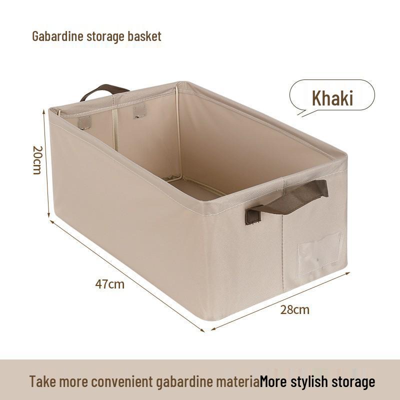 Foldable Fabric Clothes Storage Box with Steel Frame