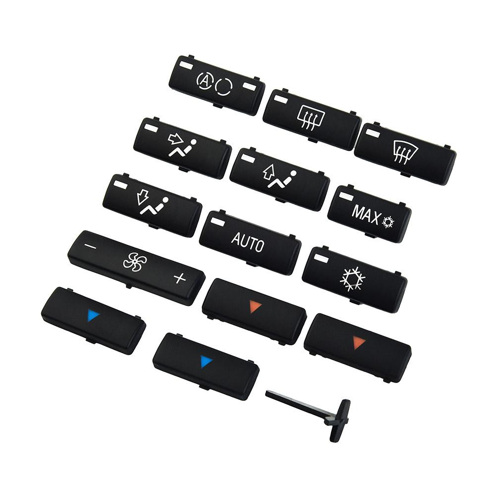 Полезный прочный новый практичный AC климат-контроль кнопка автомобильный чехол 14 шт кондиционер авто для BMW/E53 E39