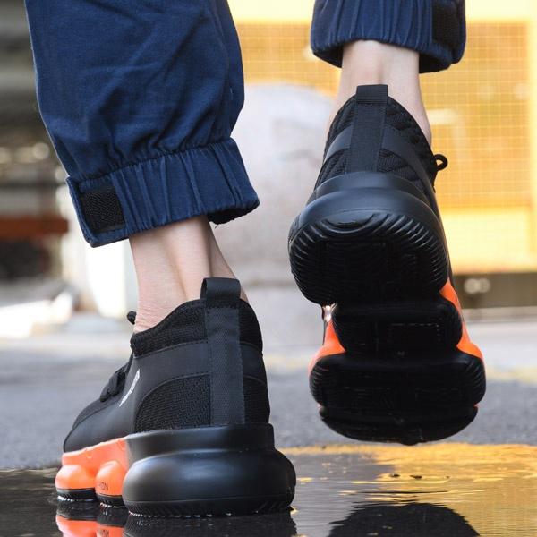 Дышащая защитная обувь Рабочая обувь Мужская защитная обувь с защитой от ударов Защитная обувь со стальным носком