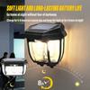 6000LM Modern Decorative LED Solar Wall Lamp Garden Light with Motion Sensor Multiple Lighting Modes Long Lasting Life