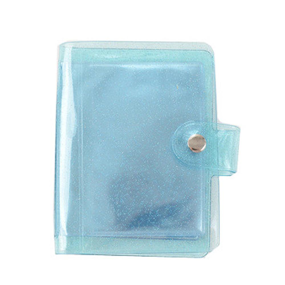 Transparent Glitter Jelly Color Binders Albums Photo Album Card Holder Card Stock Mini Photo Album