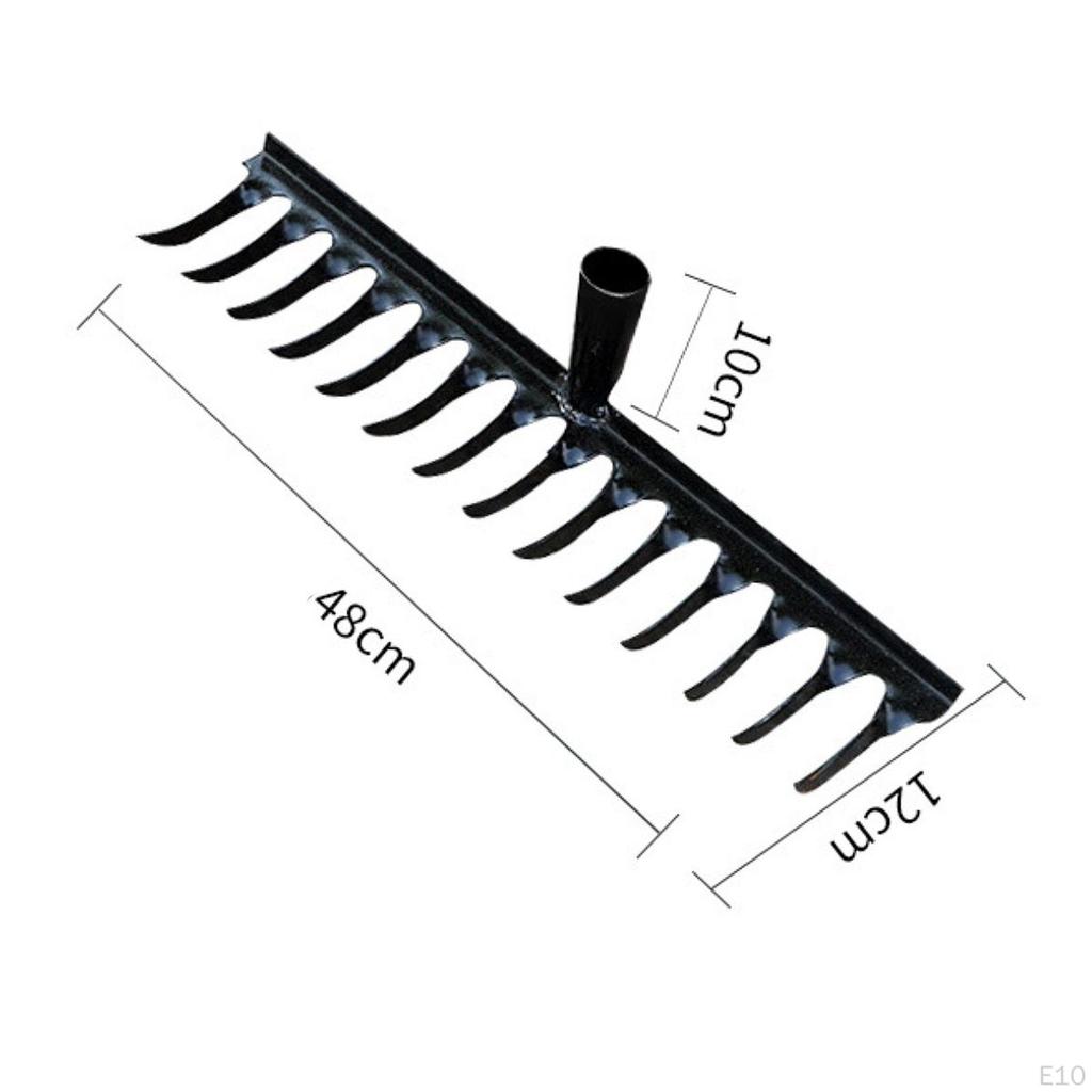 Садовые грабли Головка Инструмент Высокомощный Многофункциональный Ручной Уровень Лист