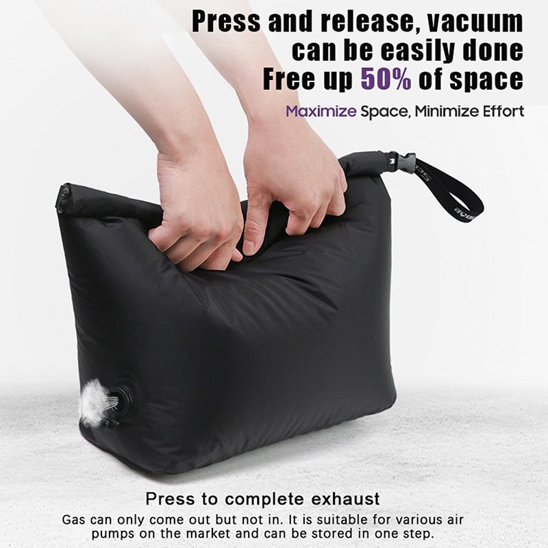 Вакуумный компрессионный мешок для хранения Портативный Большой вместимости Водонепроницаемый Дорожный мешок для багажа Мешок для одежды Пыленепроницаемый Командировка Путешествие 1 шт.