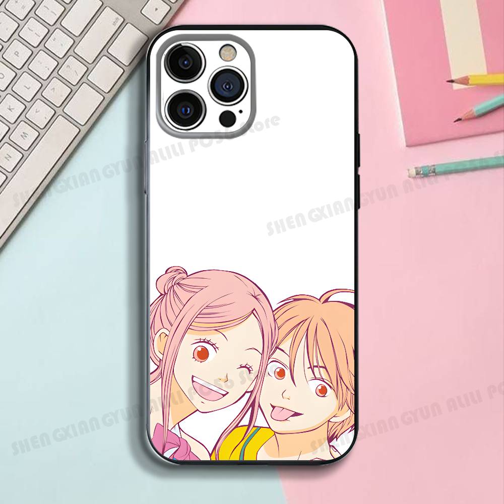 Cartoon Lovely C-Complex Risa Black Matte Phone Case For IPhone 17,16,15,14,13,12,13,12 Pro Max Plus XS Silicone Soft Back Cover