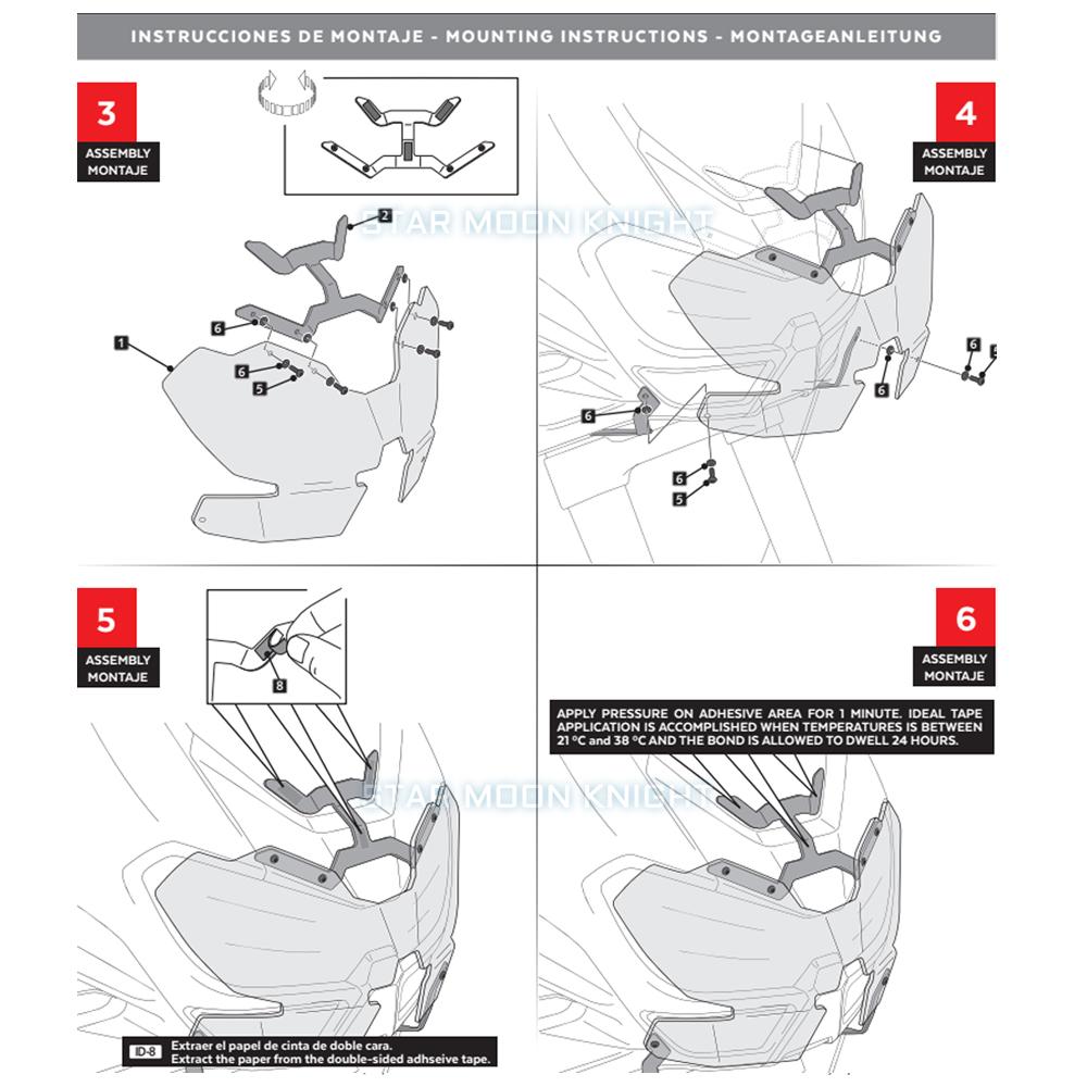 Для Honda CRF1100L Twin CRF 1100 L Приключенческая спортивная защита фар Защитная пленка для фар Передняя лампа