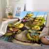 Shrek Theme Printed Blanket - Perfect for Couch, Bed, Travel & Outdoor Use | Machine Washable, Cozy & Durable.