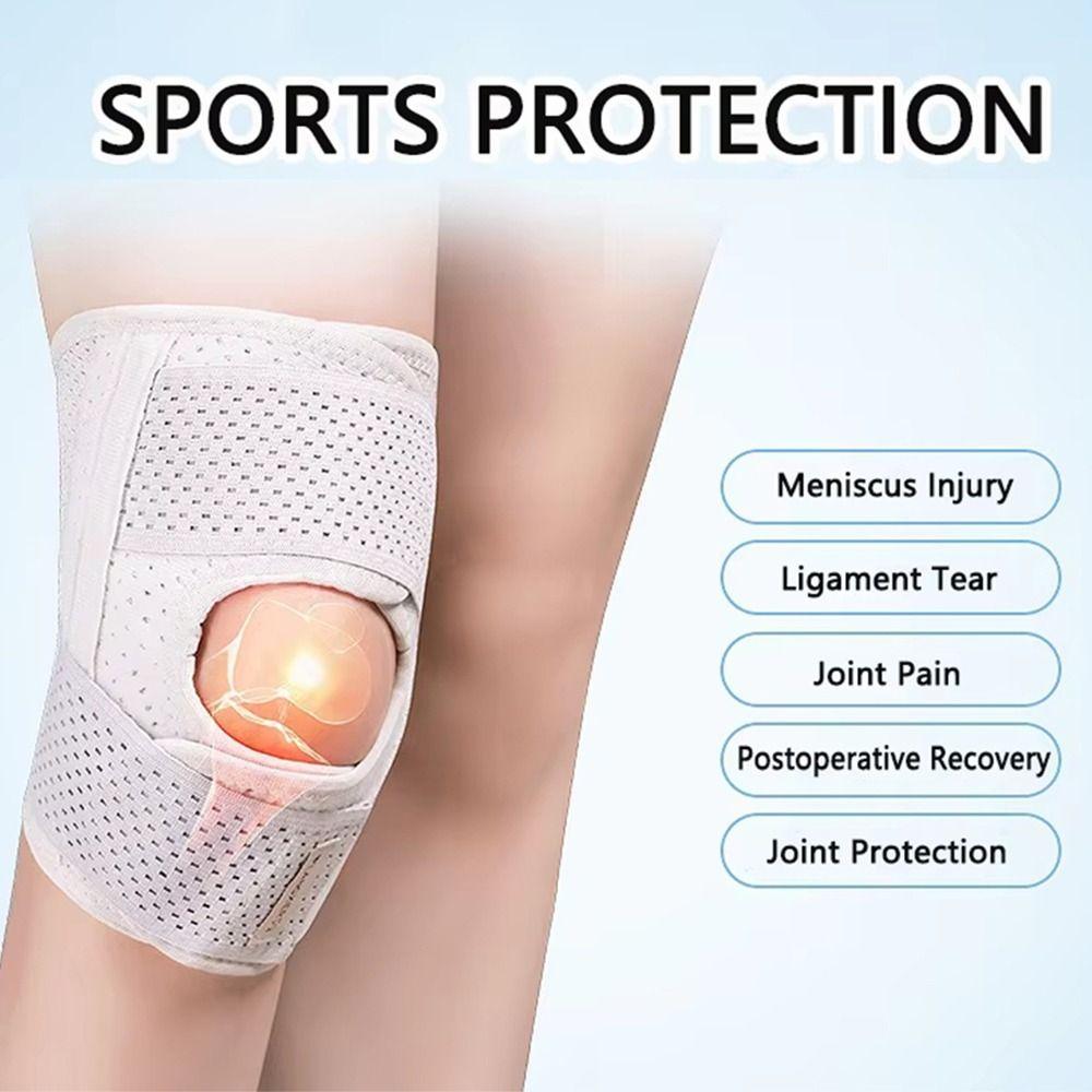 Side Stabilizers Knee Brace Breathable Knee Support Pads Comfortable Elastic Knee Wrap Knee Care