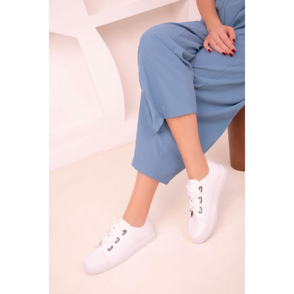 White Women's Sneaker 17995
