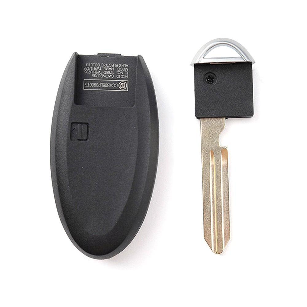 Корпус автомобильного ключа с 2/3/4 кнопками для Nissan/Altima/Maxima/Murano/Rogue/Sunny/Teana/Versa, автомобильный ключ