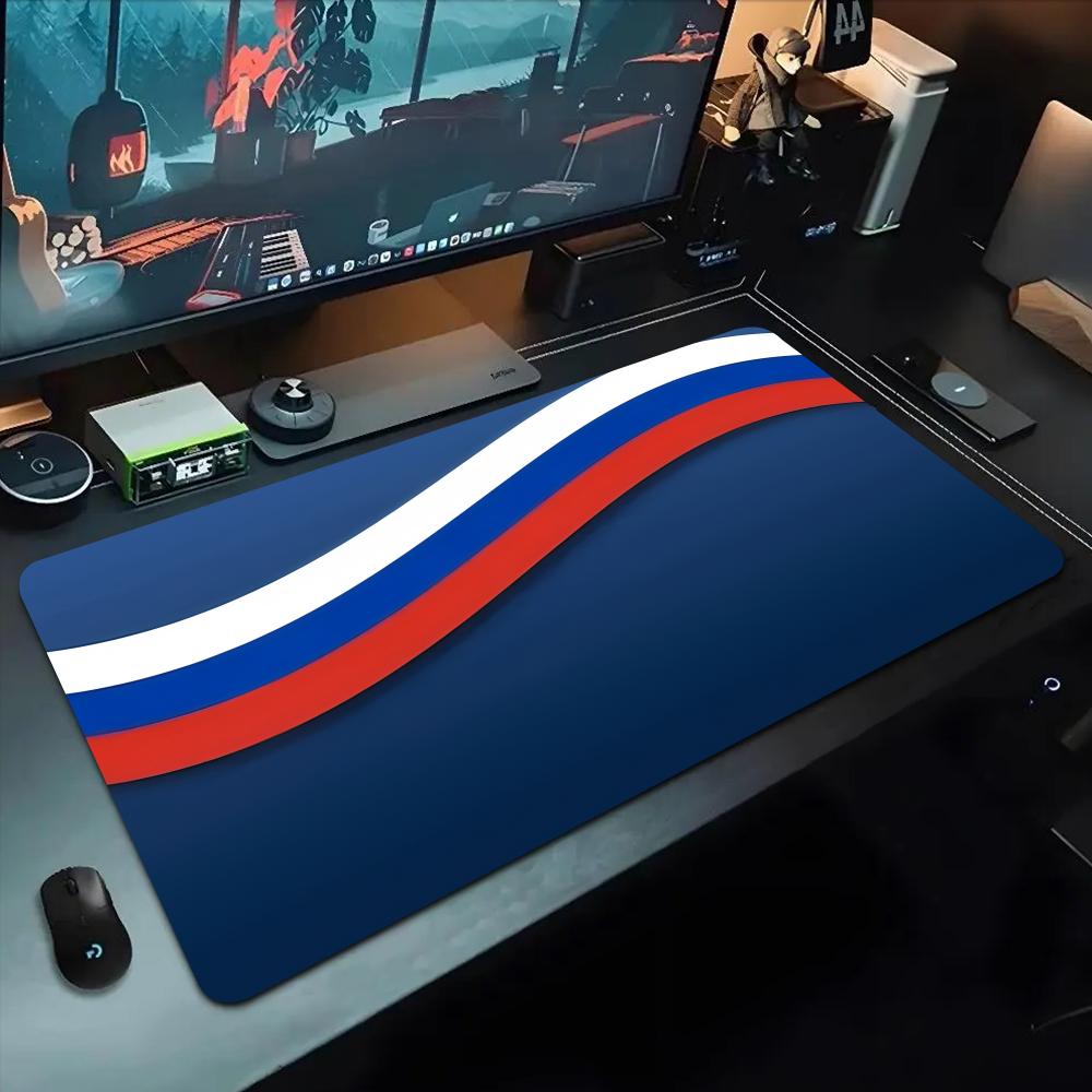 Коврик для мыши с российским флагом 500x1000 мм Большой игровой коврик для мыши Геймерский XL Резиновый Коврик для клавиатуры Отаку Настольный коврик для ноутбука