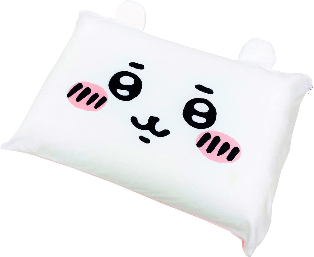Подушка из пены с эффектом памяти MORIPiLO Morishita, Chiikawa, 30x45см, Унисекс, Плюшевая игрушка-подушка, Маленький и милый мерч с персонажами, Белый, 4620866