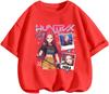 Summer Casual Crew Neck T Shirt Kpop Demon Hunters Cartoon Street Fashion Kids Boys Girls 3 14 Years Lightweight Daily