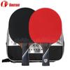 KOKUTAKU ITTF Approved Professional 4/5/6 Star Ping Pong Racket Carbon Table Tennis Racket Bat Paddle Set Pimples In Rubber with Bag